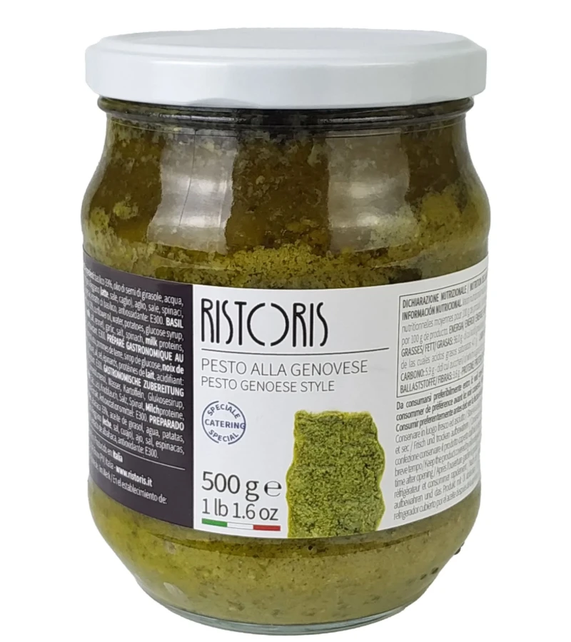 Ristoris Parmesanlı Pesto Sos 500 GR — kapak Ristoris Parmesanlı Pesto Sos 500 GR