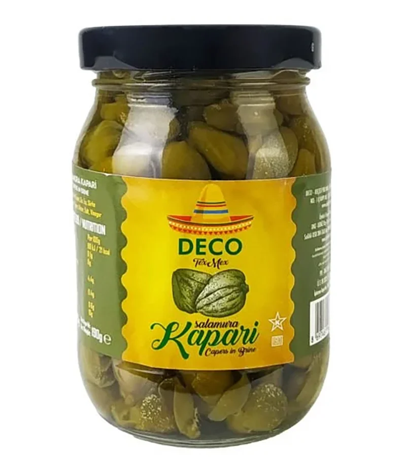 DECO Kapari Çiçeği 190 GR — kapak DECO Kapari Çiçeği 190 g ambalajı