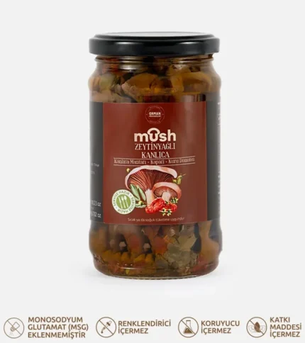 Mush Zeytinyağlı Kanlıca Mantarı 290 GR